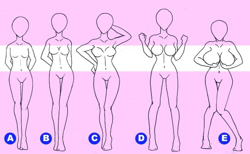 breast sizes visual chart