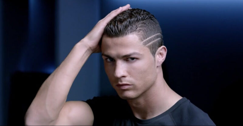 Cristiano Ronaldo Undercut Top Knot Haircut - TheSalonGuy - YouTube
