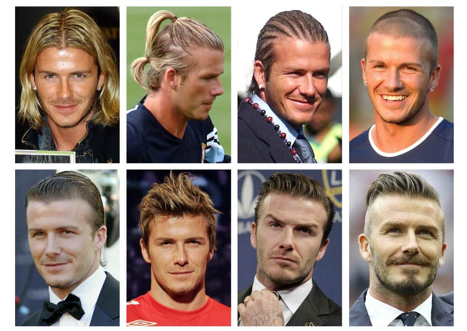 David Beckham Hair Styles